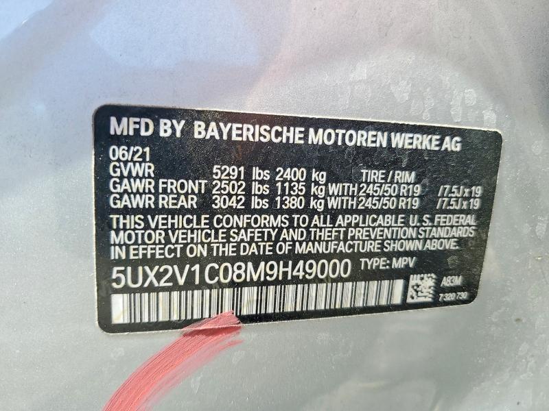 Продажа на аукционе авто 2021 Bmw X4, vin: 5UX2V1C08M9H49000, номер лота: 54918686