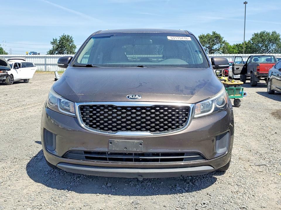 2016 Kia Sedona მანქანა იყიდება აუქციონზე, vin: KNDMB5C18G6151446, აუქციონის ნომერი: 53175416