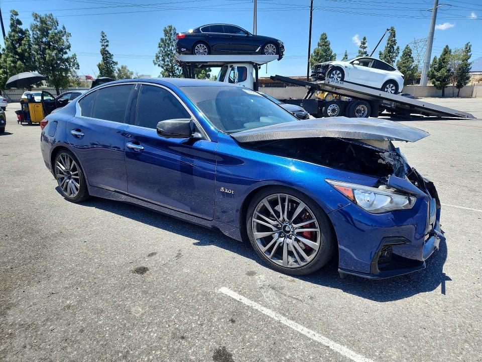 2019 Infiniti Q50 მანქანა იყიდება აუქციონზე, vin: JN1FV7AR1KM830096, აუქციონის ნომერი: 53584566