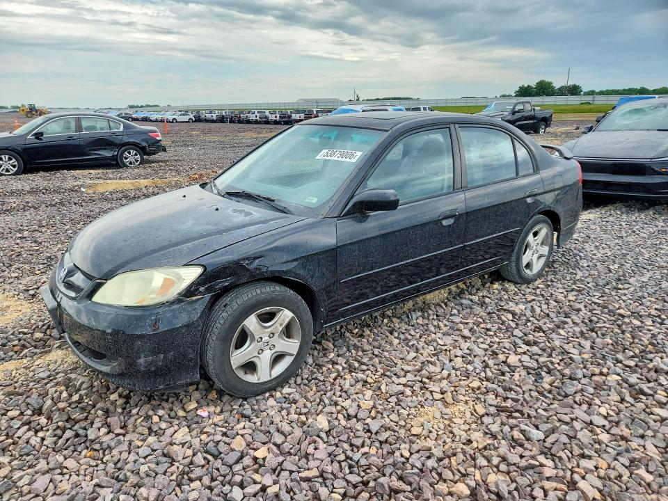 53879006 :رقم المزاد ، 2HGES26794H591514 vin ، 2004 Honda Civic مزاد بيع