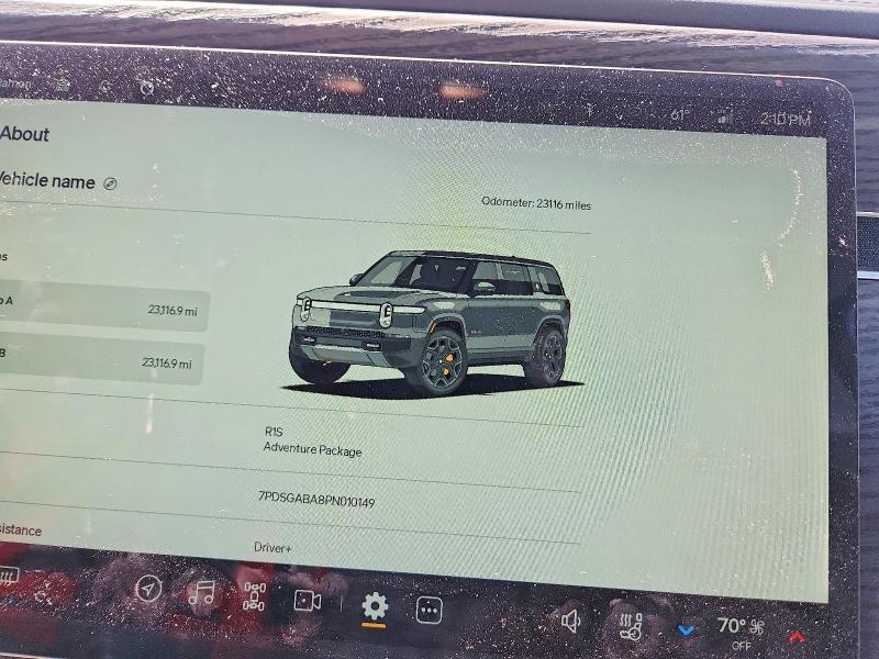 Aukcja sprzedaży 2023 Rivian R1s, vin: 7PDSGABA8PN010149, numer aukcji: 52222486