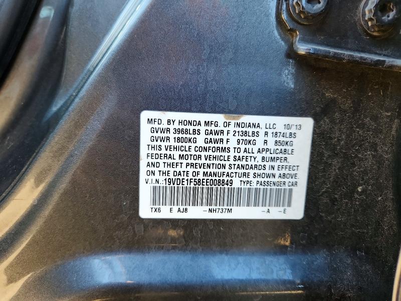 Aukcja sprzedaży 2014 Acura Ilx, vin: 19VDE1F58EE008849, numer aukcji: 52742266