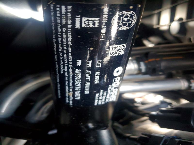 54133496 :رقم المزاد ، 3NSS4E92XTG146371 vin ، 2026 Polaris Rzr مزاد بيع