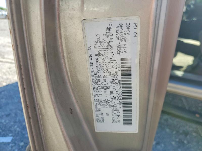 Продаж на аукціоні авто 2003 Toyota Tundra, vin: 5TBRT34103S360169, номер лоту: 52906156