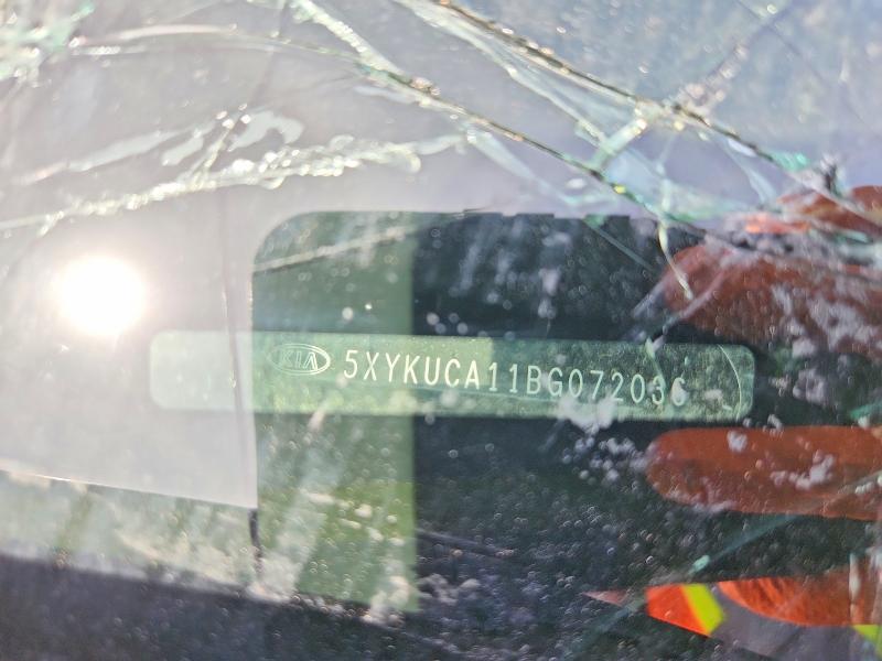 55361636 :رقم المزاد ، 5XYKUCA11BG072036 vin ، 2011 Kia Sorento مزاد بيع