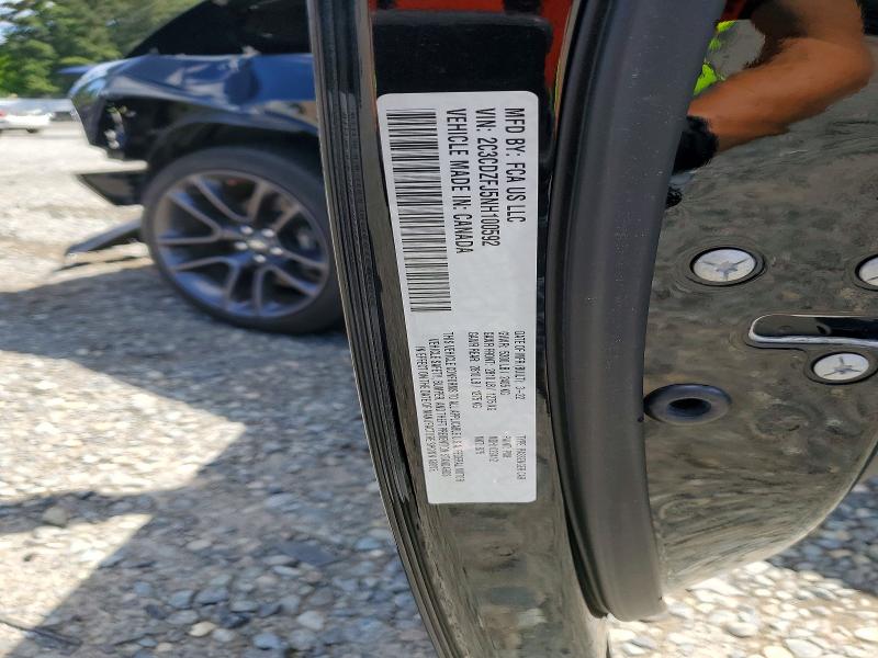 2022 Dodge Challenger მანქანა იყიდება აუქციონზე, vin: 2C3CDZFJ5NH100592, აუქციონის ნომერი: 54046726