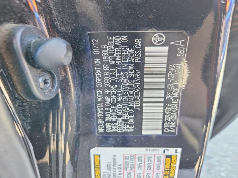Продажа на аукционе авто 2012 Toyota Corolla, vin: JTDBU4EE9C9176957, номер лота: 54538116