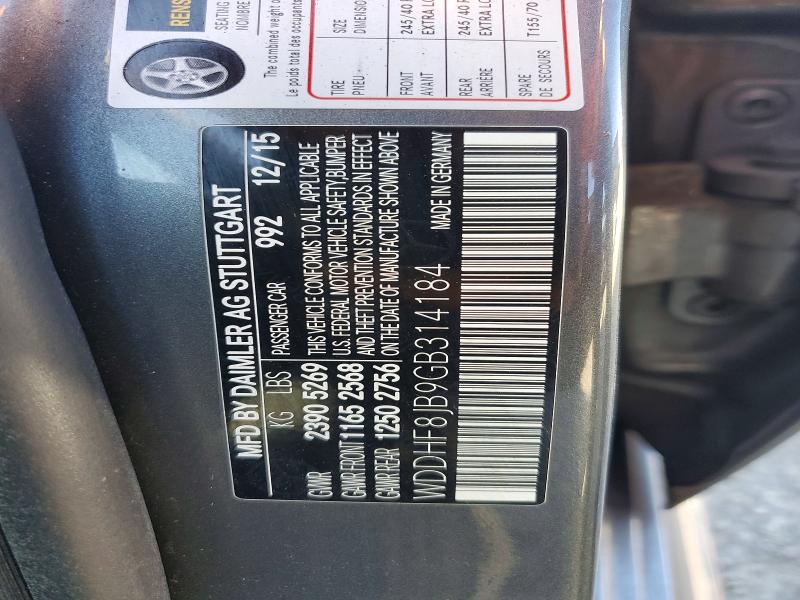 Продажа на аукционе авто 2016 Mercedes-benz E, vin: WDDHF8JB9GB314184, номер лота: 53246966