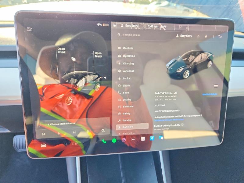 Продажа на аукционе авто 2019 Tesla Model 3, vin: 5YJ3E1EB3KF213950, номер лота: 51997466