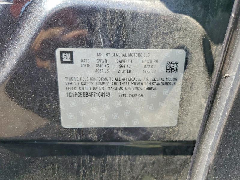 Продаж на аукціоні авто 2015 Chevrolet Cruze, vin: 1G1PC5SB4F7164149, номер лоту: 54221466
