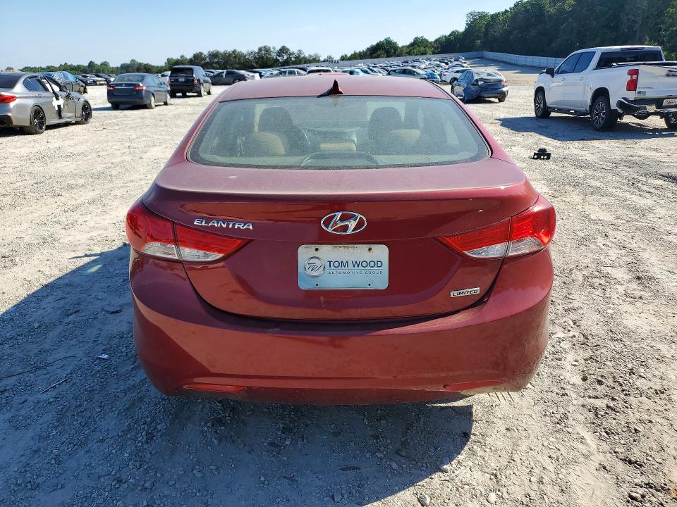 52042766 :رقم المزاد ، 5NPDH4AE6DH244854 vin ، 2013 Hyundai Elantra مزاد بيع