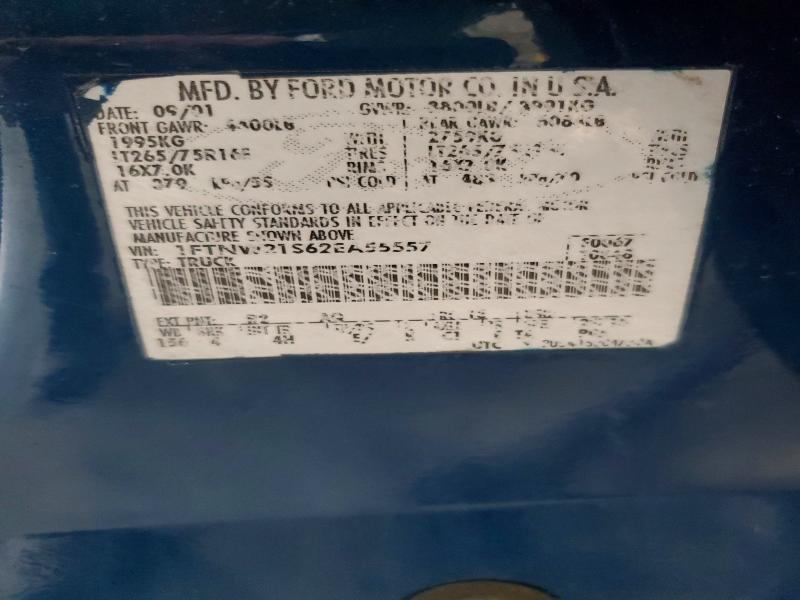Продаж на аукціоні авто 2002 Ford F250, vin: 1FTNW21S62EA55557, номер лоту: 55196836