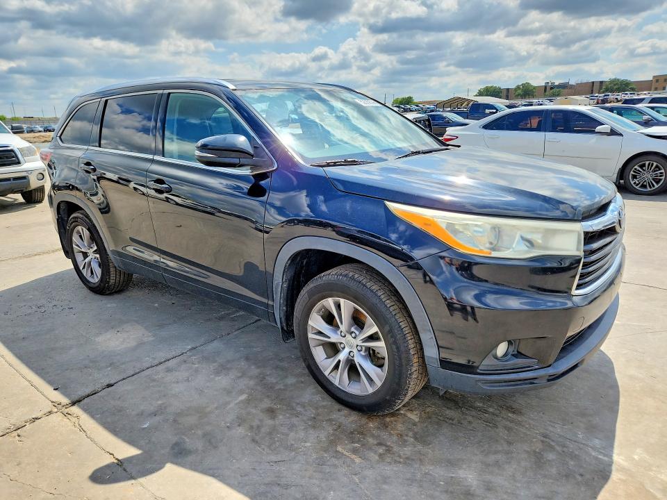 Продаж на аукціоні авто 2014 Toyota Highlander, vin: 5TDJKRFH6ES061440, номер лоту: 52689396