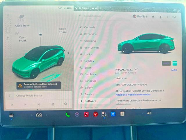 Aukcja sprzedaży 2026 Tesla Model Y, vin: 7SAYGDED5TF443870, numer aukcji: 55108836