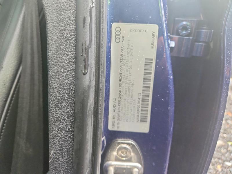 Продажа на аукционе авто 2016 Audi A3, vin: WAUA7GFF2G1034172, номер лота: 54413996