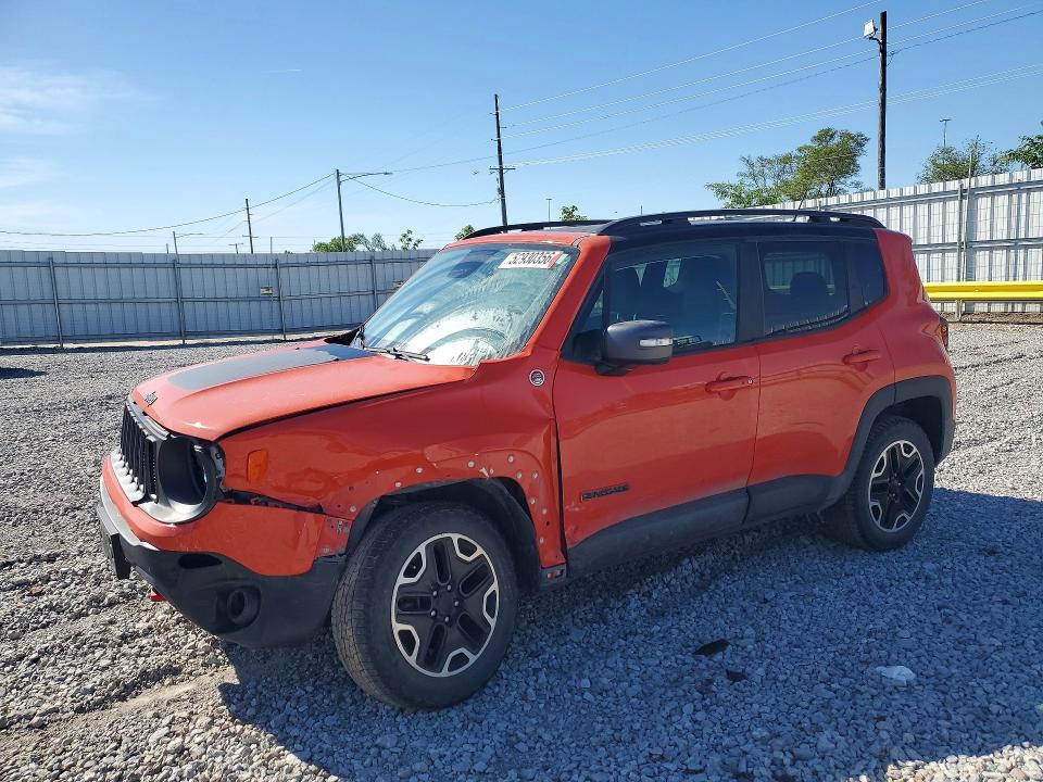 Продажа на аукционе авто 2016 Jeep Renegade, vin: ZACCJBCT8GPD15578, номер лота: 52930356