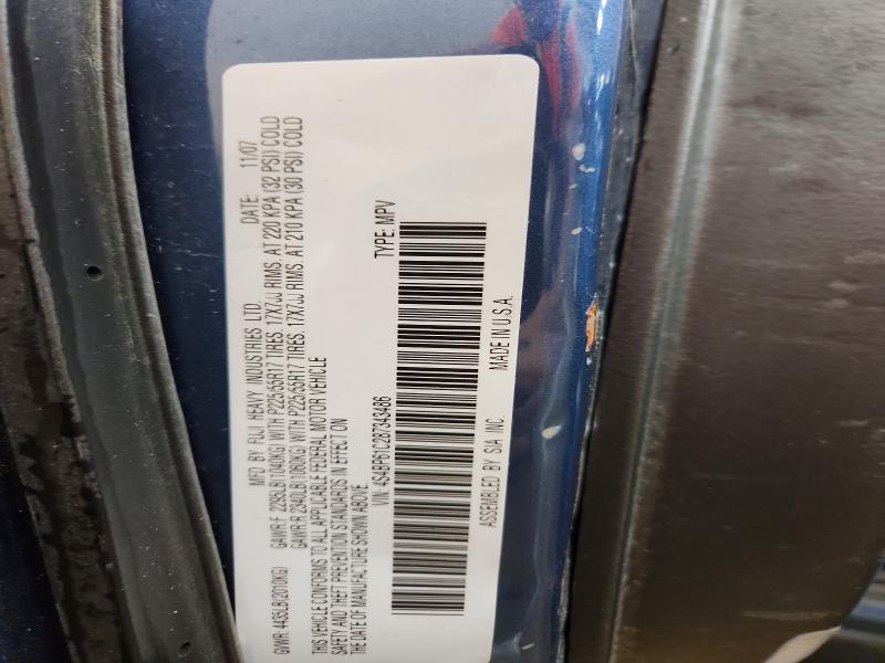 Продаж на аукціоні авто 2008 Subaru Outback, vin: 4S4BP61C287343486, номер лоту: 55003286
