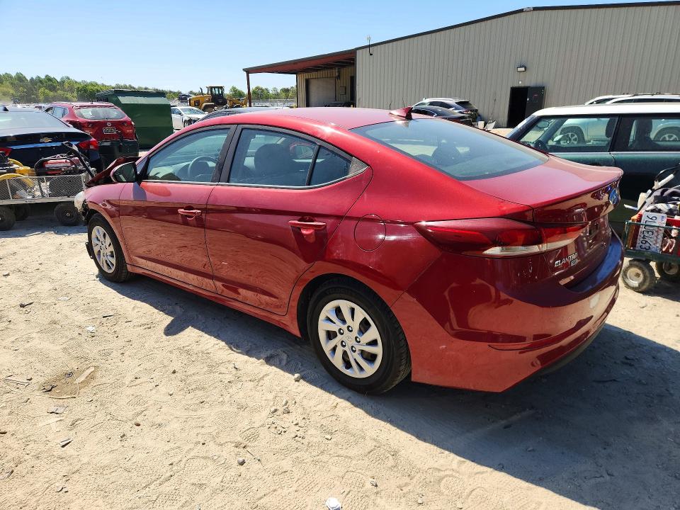 2017 Hyundai Elantra მანქანა იყიდება აუქციონზე, vin: KMHD74LF1HU091607, აუქციონის ნომერი: 51639796