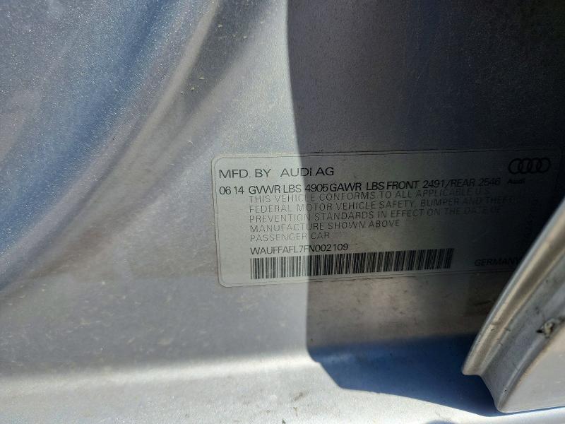 Aukcja sprzedaży 2015 Audi A4, vin: WAUFFAFL7FN002109, numer aukcji: 52026266
