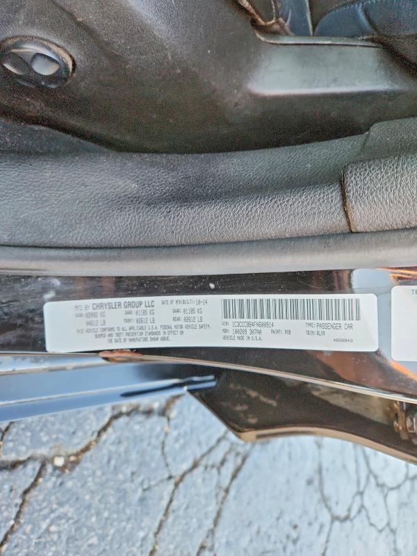 2015 Chrysler 200 მანქანა იყიდება აუქციონზე, vin: 1C3CCCBB4FN600914, აუქციონის ნომერი: 52365976