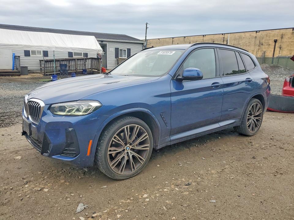 51820576 :رقم المزاد ، WBX57DP03NN173992 vin ، 2022 Bmw X3 مزاد بيع