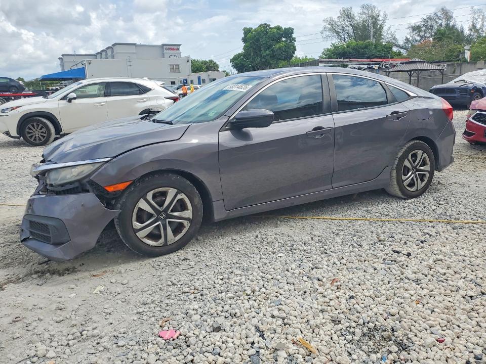2017 Honda Civic მანქანა იყიდება აუქციონზე, vin: 19XFC2F55HE008792, აუქციონის ნომერი: 53314626