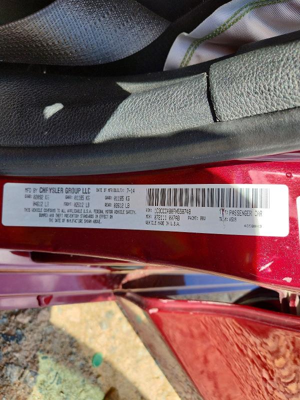 Продаж на аукціоні авто 2015 Chrysler 200, vin: 1C3CCCAB8FN558748, номер лоту: 54456646
