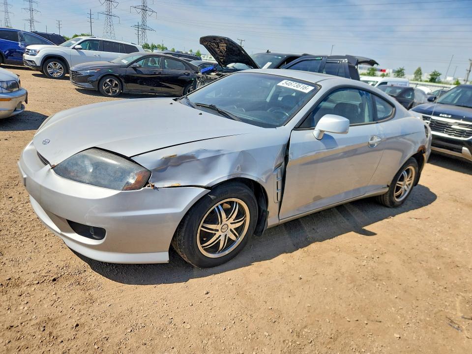 2006 Hyundai Tiburon მანქანა იყიდება აუქციონზე, vin: KMHHN65F06U201981, აუქციონის ნომერი: 54673616