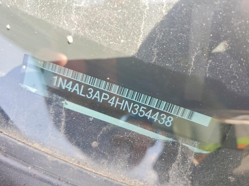 53982406 :رقم المزاد ، 1N4AL3AP4HN354438 vin ، 2017 Nissan Altima مزاد بيع