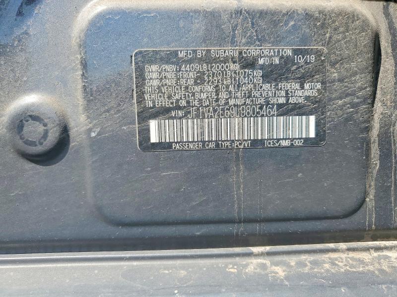 54464156 :رقم المزاد ، JF1VA2E69L9805464 vin ، 2020 Subaru Wrx مزاد بيع