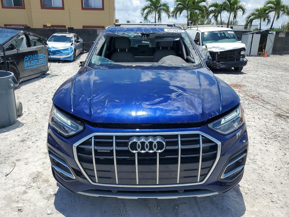Продажа на аукционе авто 2021 Audi Q5, vin: WA1AAAFY4M2102863, номер лота: 58065586
