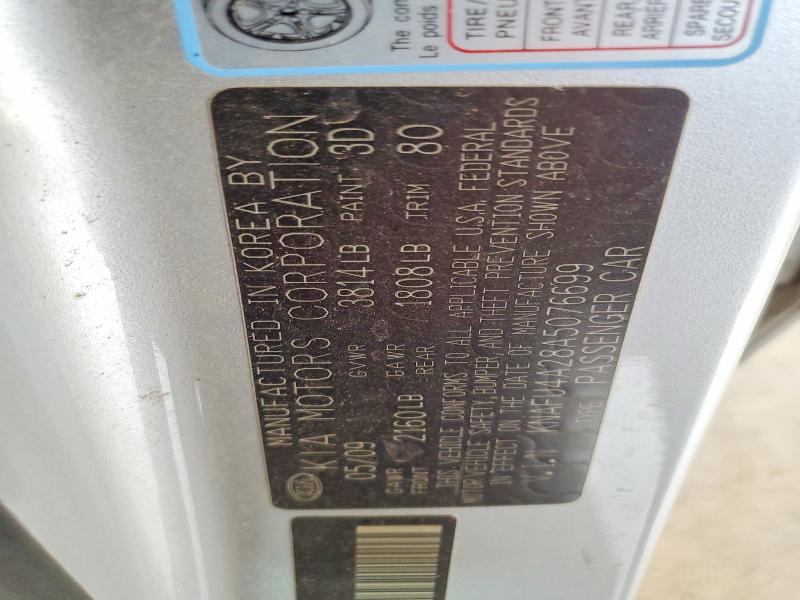 Продаж на аукціоні авто 2010 Kia Forte, vin: KNAFU4A28A5076699, номер лоту: 54772336