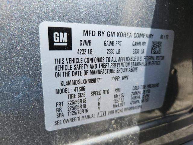 Aukcja sprzedaży 2022 Buick Encore Gx, vin: KL4MMDSLXNB090171, numer aukcji: 52360006