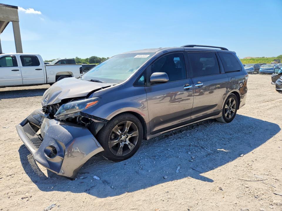 2015 Toyota Sienna მანქანა იყიდება აუქციონზე, vin: 5TDXK3DC5FS647885, აუქციონის ნომერი: 53012686