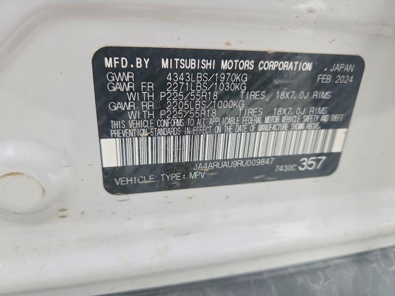 Aukcja sprzedaży 2024 Mitsubishi Outlander Sport, vin: JA4ARUAU9RU009847, numer aukcji: 53598676