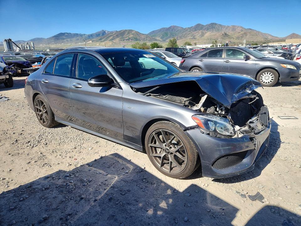 53748716 :رقم المزاد ، 55SWF6EB3HU199868 vin ، 2017 Mercedes-benz C مزاد بيع
