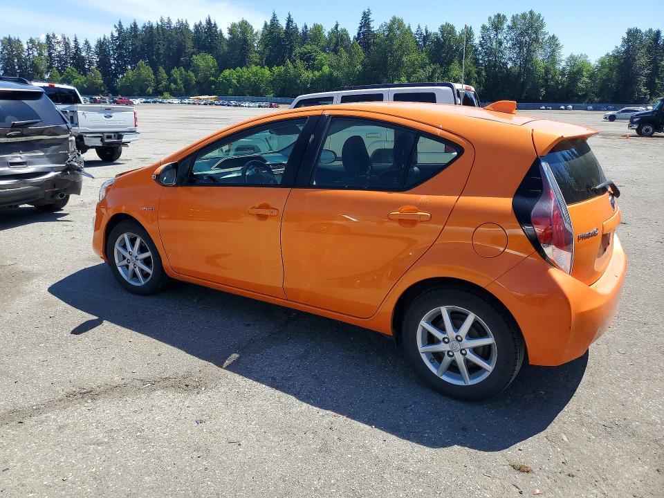 55171056 :رقم المزاد ، JTDKDTB3XF1111406 vin ، 2015 Toyota Prius C مزاد بيع
