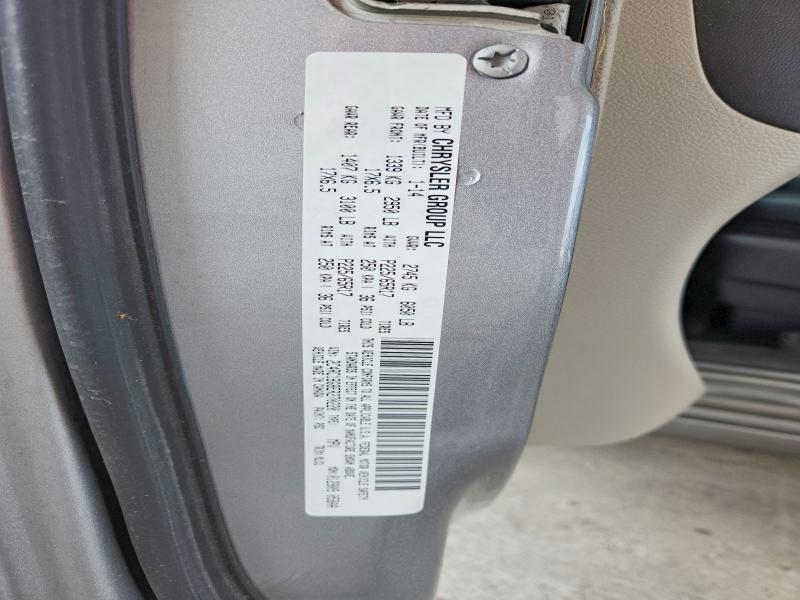 53724676 :رقم المزاد ، 2C4RC1BG8ER270220 vin ، 2014 Chrysler Town & Country مزاد بيع