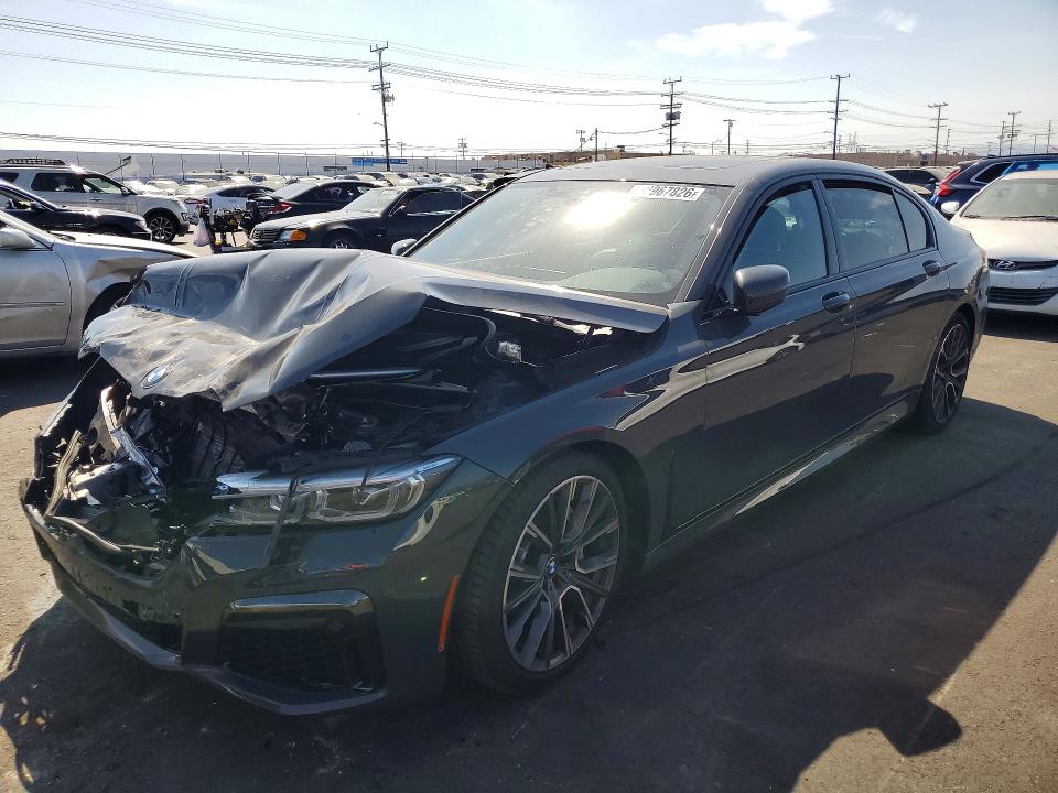2020 Bmw 740 მანქანა იყიდება აუქციონზე, vin: WBA7T2C01LCD14370, აუქციონის ნომერი: 52967826
