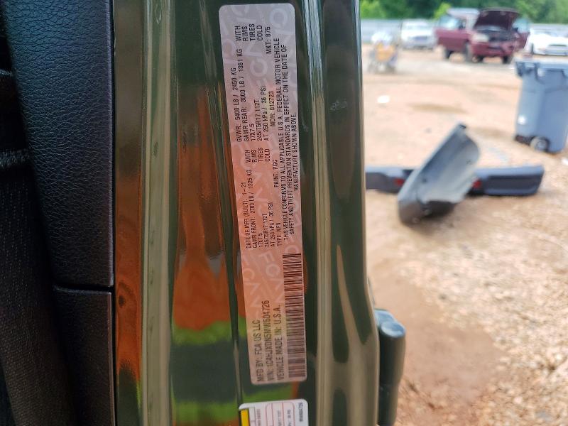 Aukcja sprzedaży 2021 Jeep Wrangler Unlimited, vin: 1C4HJXDN5MW604726, numer aukcji: 52474006
