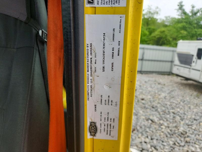 Продаж на аукціоні авто 2014 Autocar Xpeditor, vin: 5VCA3SVF7EH216234, номер лоту: 54494236
