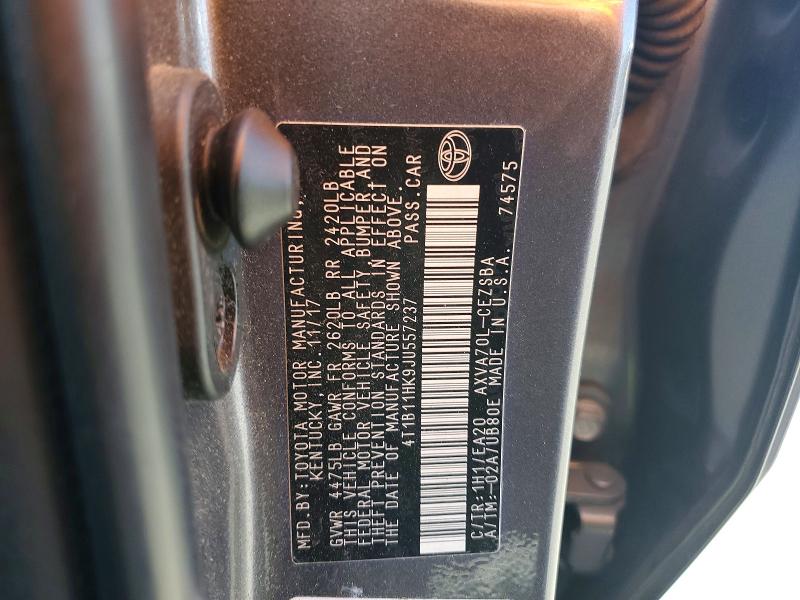 Aukcja sprzedaży 2018 Toyota Camry, vin: 4T1B11HK9JU557237, numer aukcji: 54226046