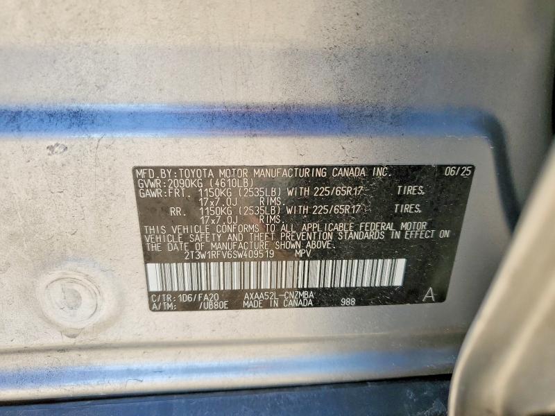 Aukcja sprzedaży 2025 Toyota Rav4, vin: 2T3W1RFV6SW409519, numer aukcji: 51964636