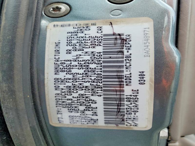 Aukcja sprzedaży 2001 Toyota Avalon, vin: 4T1BF28B11U132103, numer aukcji: 54074186