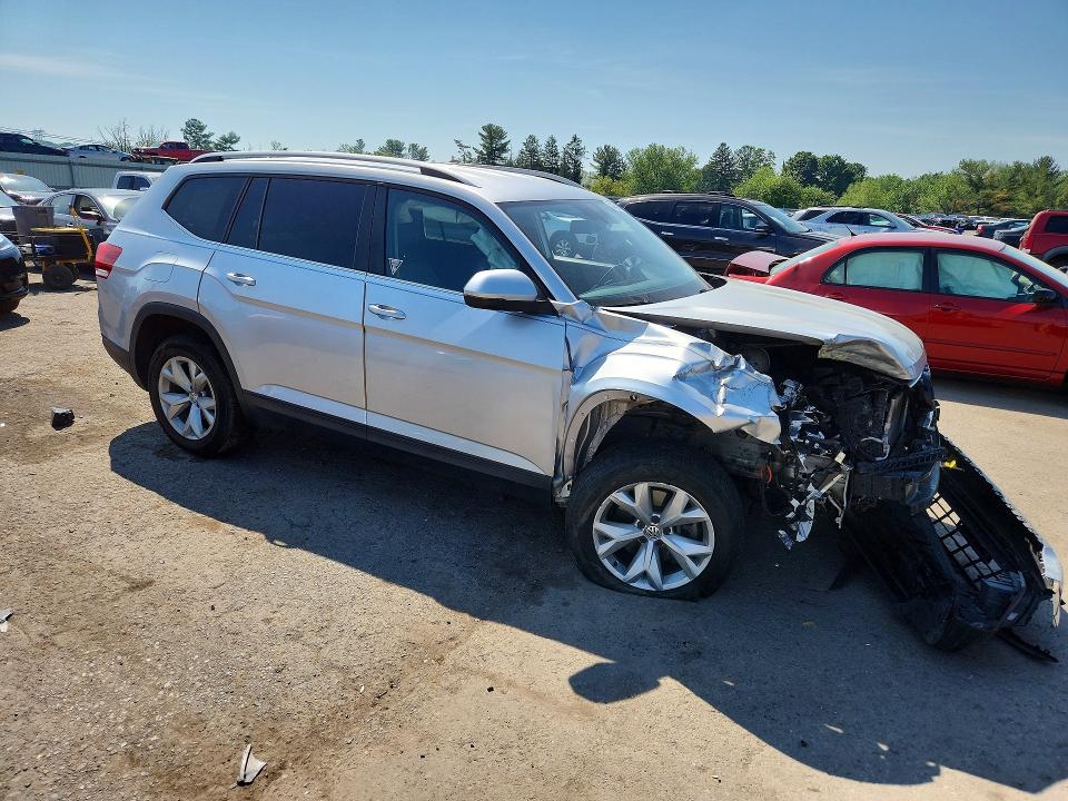 53991076 :رقم المزاد ، 1V2KR2CA3JC537409 vin ، 2018 Volkswagen Atlas مزاد بيع