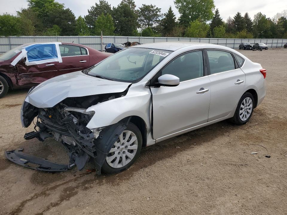 2019 Nissan Sentra მანქანა იყიდება აუქციონზე, vin: 3N1AB7AP6KY302147, აუქციონის ნომერი: 52325846