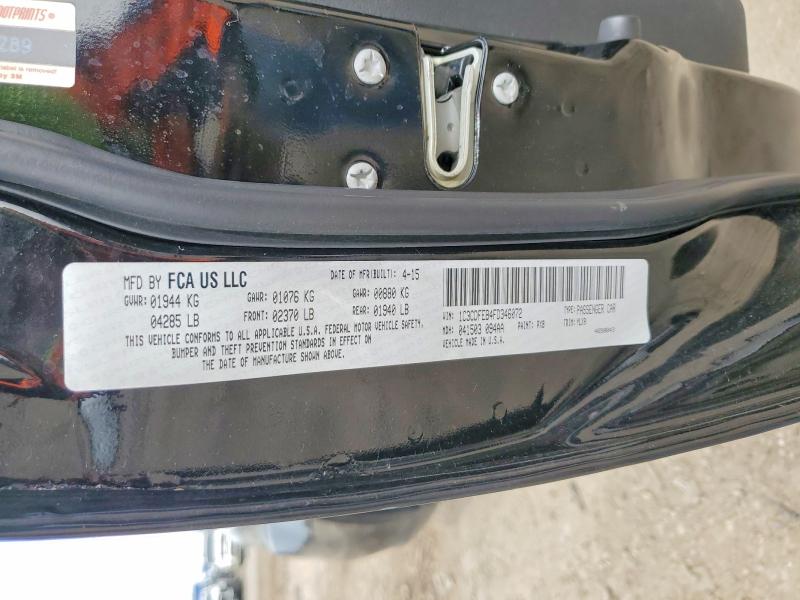 2015 Dodge Dart მანქანა იყიდება აუქციონზე, vin: 1C3CDFEB4FD346072, აუქციონის ნომერი: 54613486