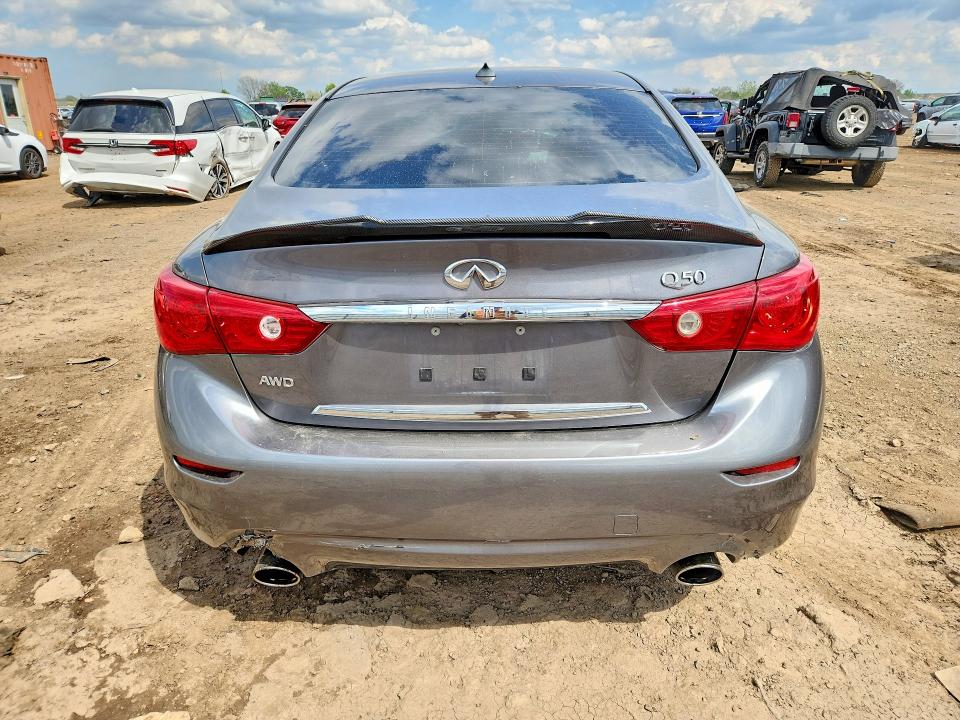 52864576 :رقم المزاد ، JN1BV7AR9FM396594 vin ، 2015 Infiniti Q50 مزاد بيع