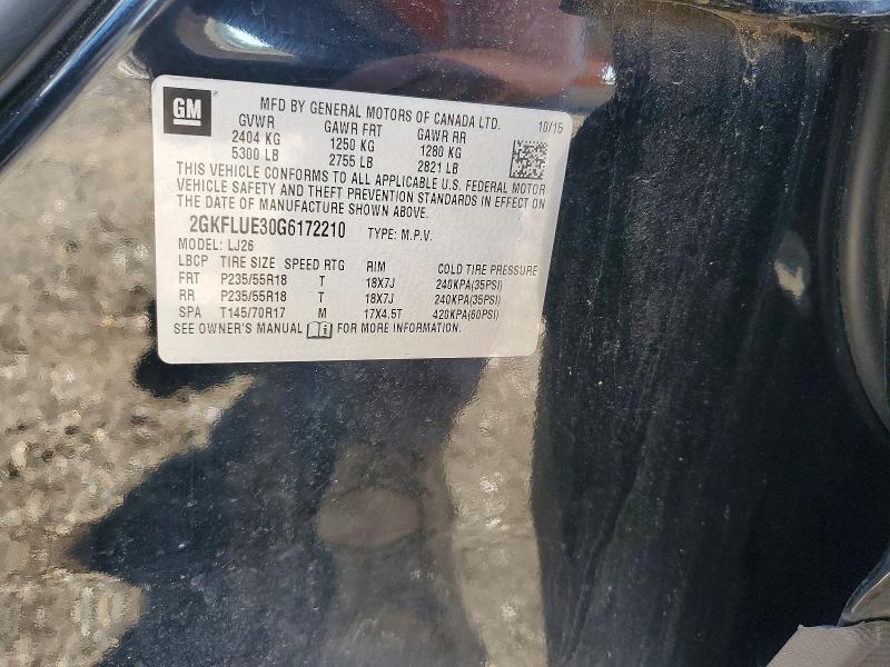 Продажа на аукционе авто 2016 Gmc Terrain, vin: 2GKFLUE30G6172210, номер лота: 53945606