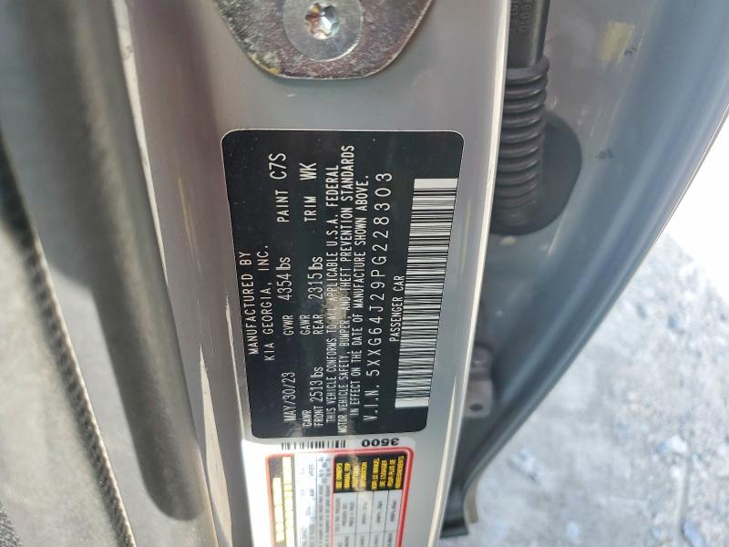 54551546 :رقم المزاد ، 5XXG64J29PG228303 vin ، 2023 Kia K5 مزاد بيع